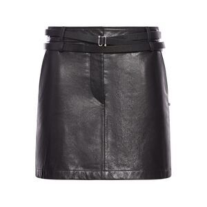 Sportmax Women Short Leather Skirt